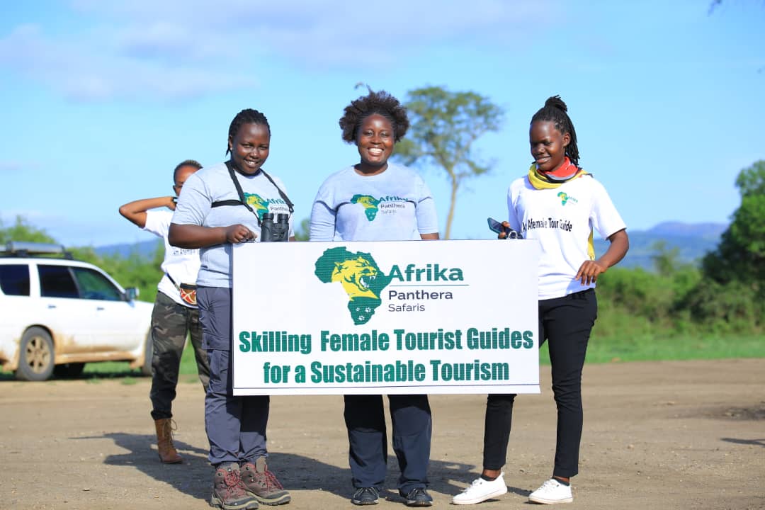 CEO of Afrika Panthera – Violet Komuhendo, winner of Africa Travel 100 award